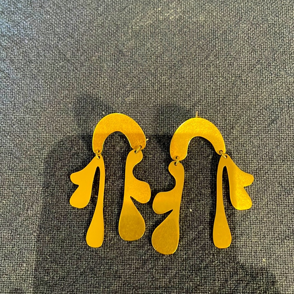 Madewell At Deco Gold Earrings